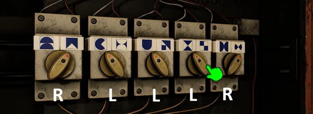 Die richtigen Schalter-Stellungen beim Stormkasten Rätsel in Tormented Souls 2