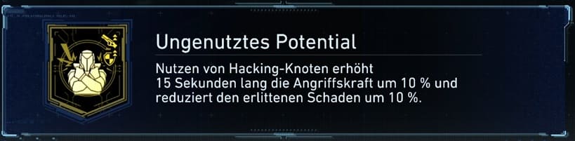 PRAGMATA Ungenutztes Potential-Modul